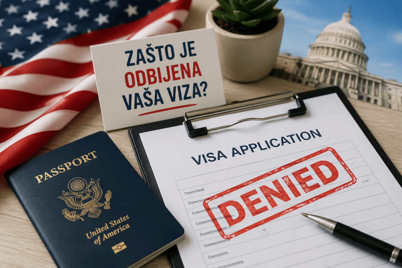Najčešći razlozi za Najčešći razlozi za odbijanje američke vize