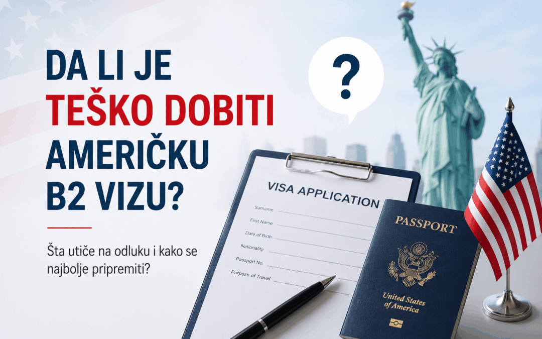 Da li je teško dobiti vizu za Ameriku? Od čega zavisi odluka ambasade