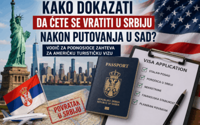 Dokazi povratka u Srbiju za vizu za Ameriku – šta treba pokazati?