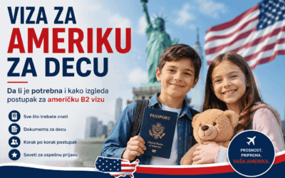 Viza za Ameriku za decu – kako izgleda postupak dobijanja američke B2 vize
