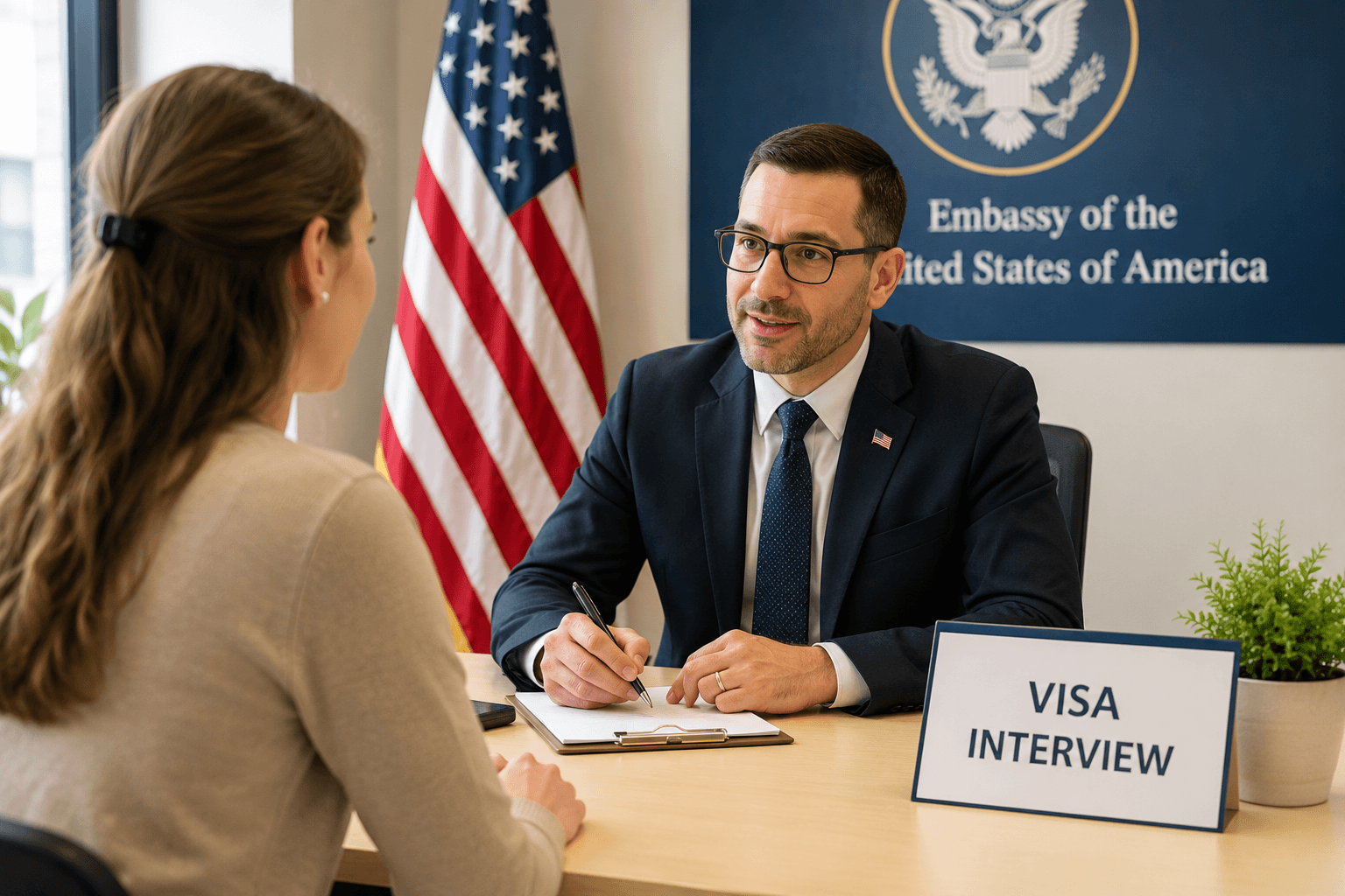 Pitanja na razgovoru za američku vizu tokom intervjua u Ambasadi SAD